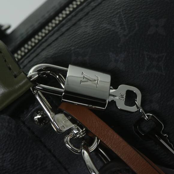 LOUIS VUITTON Monogram Eclipse Keepall Bandouliere 50 Bag M56856 - Picture 9 of 16